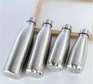 Large Stainless Steel Water Bottle with Metal Loop Handle Portable Outdoor <b>Camping</b> Canteen Single Wall High Capacity Sports - Product Image 5