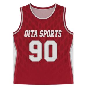 Conjunto de Uniforme de Lacrosse Rojo y Blanco Unisex, 100% Poliéster, Ligero, Transpirable e Impermeable para Verano, Jersey y Pantalones Cortos Deportivos para Equipo - Product Image 3
