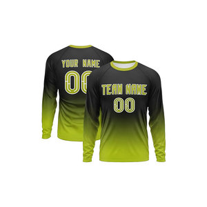 Camiseta Deportiva Ligera de Manga Larga con Nombre y Número Impresos por Sublimación, para Fútbol y Tiro - Product Image 5