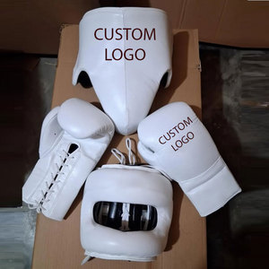Juego de Boxeo de Alta Calidad con Guantes de Entrenamiento y Equipo de Protección, en Cuero Multicolor - Product Image 3