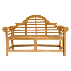 Banco de Jardín de Teca Sólida, Diseño Tradicional, 2 Plazas, para Patio, Resistente al Agua, Ecológico, Cómodo, Patas Tipo Sable, OEM - Product Image 2