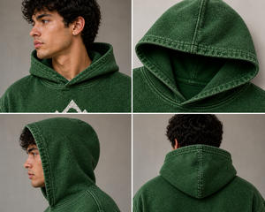 Conjunto de Ropa Informal de Invierno para Hombre, Sudadera con Capucha Estilo Distressed, Algodón Premium, Talla Grande - Product Image 4