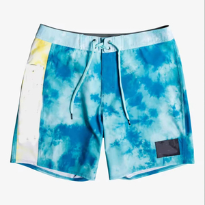 Durable <b>Stuff</b> Custom Logo Men's Tie Dye Shorts Breathable Anti-Wrinkle Solid Pattern Eco-Friendly <b>Cheap</b> Rate - Product Image 1