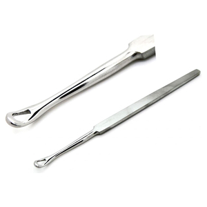 2026 Venta al por mayor Curetas de oído Chalazion con copa de 1.8mm Instrumentos quirúrgicos ORL Curetas de oído quirúrgicas tipo bucle - Product Image 1