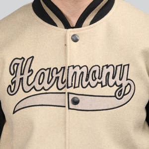 Blouson universitaire d'hiver en laine pour homme de haute qualité, col montant, style urbain, logo et lettres personnalisables, respirant, séchage rapide, taille personnalisée - Product Image 6