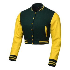 Chaqueta Bomber Corta de Cuero para Mujer, Estilo Urbano, Proveedor Mayorista de EE. UU. - Product Image 3