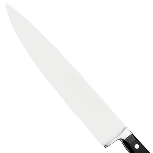 Couteaux de cuisine professionnels avec manche ergonomique noir à triple rivet pour la préparation quotidienne des aliments, la découpe, le hachage et la préparation des repas - Product Image 5
