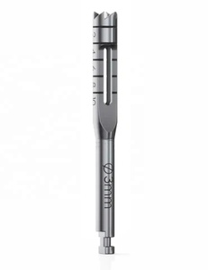 Brocas Trephine de 9 mm para Cirugía de Implantes Dentales, Instrumento Manual de Acero Inoxidable con Marcas de Profundidad, Herramientas para Implantes Dentales - Product Image 2