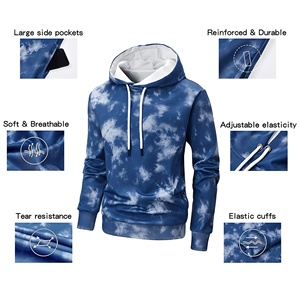 Custom <b>Men's</b> Fleece Hoodies Warm Hooded <b>Pullover</b> OEM Bulk Supply Custom Embroidered Hoodies <b>Men's</b> Hooded Fleece Hoodies - Product Image 3