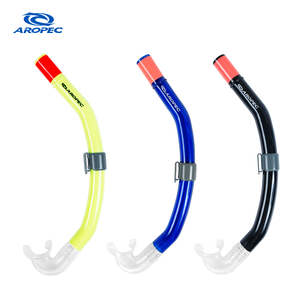 Aropec Snorkel simple en silicone pour la plongée en apnée et la plongée sous-marine, conception confortable et facile à utiliser - OEM/ODM/OBM idéal pour la location - Product Image 1