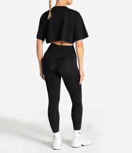 Camiseta de Verano Personalizada al por Mayor para Mujer, de Bambú y Algodón, Ligera, Corte Regular, con Hombros Definidos, Top Fresco de Algodón - Product Image 3