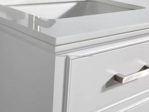 Mueble de Baño Moderno de Lujo de 24 Pulgadas con Espejo, Madera Sólida y Contrachapada, con Cajones de Cierre Suave, Lavabo Individual, Montado en el Suelo - Product Image 4