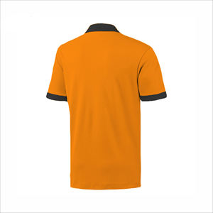 Polo de sport d'été pour hommes – T-shirt uni ODM à séchage rapide, respirant, coupe ample, manches courtes, pour activités de plein air – Blanc et rouge - Product Image 6