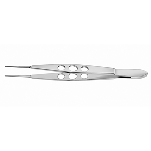 Pinzas Bonaccolto con Puntas Cruzadas de Acero Inoxidable, Instrumento Quirúrgico Oftálmico, Herramienta de Precisión para Microcirugía - Product Image 1