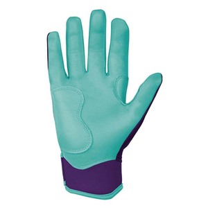 Gants de frappe rembourrés violets avec fermeture auto-agrippante pour entraînement adulte unisexe - Product Image 4