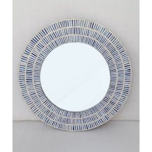 Handmade Luxury Interior Accent Wall Mirror Elegant <b>Decorative</b> Natural Bone Inlay Frame - Product Image 1
