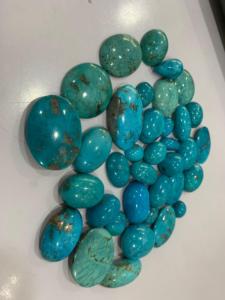 Turquoise Cuivrée de Qualité AAA, 100% Naturelle, pour la Fabrication de Bijoux, Cabochons, Lot de Pierres Précieuses en Vrac, Turquoise Faite à la Main - Product Image 4