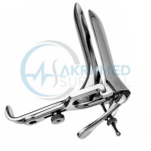Espéculo vaginal de acero inoxidable con lado abierto, certificado CE ISO, para examen ginecológico y obstétrico, venta al por mayor - Product Image 2