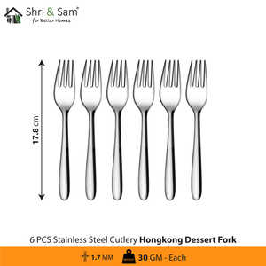 Hongkong Ensemble de couverts en acier inoxydable 30 pièces Collection de vaisselle de qualité supérieure - Product Image 3