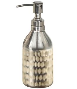 Distributeur de savon en métal avec finition nacre naturelle résistant à l'eau, pour ensembles d'accessoires de salle de bain, prix de gros - Product Image 2