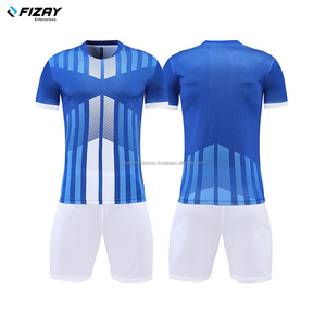 FIZAY ENTERPRISES Men's Custom Sublimation <b>Football</b> Jersey Uniform New Soccer Team <b>Shirt</b> and Shorts - Product Image 2