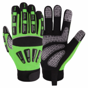 Guantes de Seguridad Industriales Resistentes, Reforzados con Cuero Sintético Amara, para Protección de Manos en Construcción y Mecánica - Product Image 3