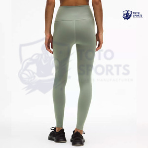 Leggings de Cintura Alta para Mujer, Cómodos, Ajustados, Transpirables, de Tela Suave al Tacto, del Mejor Proveedor, Duraderos, Elásticos, con Logotipo Personalizado Impreso - Product Image 4