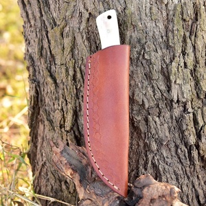 Cuchillo de caza de hoja fija de acero de alto carbono TARJ ENTERPRISES al por mayor, punta caída, mango de hueso de grado industrial, personalizable - Product Image 5