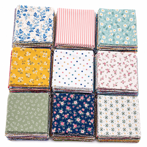 ผ้าฝ้ายป๊อปลินทอ 50 ชิ้น ขนาด 10x10 ซม. เป็นมิตรกับสิ่งแวดล้อม น้ำหนักเบา เหมาะสำหรับงานเย็บปะติดปะต่อ งานฝีมือ DIY ชุดเย็บผ้าควิลท์ - Product Image 3