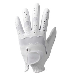 Premium Black Men's Golf <b>Gloves</b> <b>Moisture</b> Wicking for Adults with Genuine Leather & Spandex Fabric Superior Comfort Sports - Product Image 3