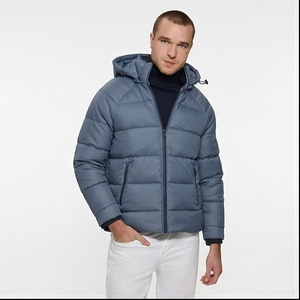 Nueva chaqueta acolchada de invierno con estampado personalizado a la moda informal, ligera, Unisex, estilo de motociclista, impermeable, transpirable, con logotipo frontal - Product Image 1