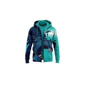 Sudadera con capucha sublimada hecha en Pakistán, último diseño, sudadera con capucha sublimada con cremallera completa - Product Image 1