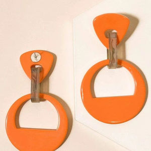 Pendientes de Resina Hechos a Mano de Primera Calidad, Ligeros, Modernos, Joyería de Moda, Accesorio de Regalo para Mujer, Suministro al por Mayor - Product Image 1