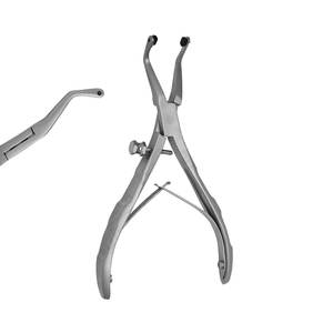 คีมถอดมงกุฎฟัน 45 องศา แบบแมนนวล ทำจากสแตนเลส อุปกรณ์ทันตกรรม ด้ามจับตามหลักสรีรศาสตร์ ออกแบบใช้ซ้ำได้ สำหรับมืออาชีพ - Product Image 1