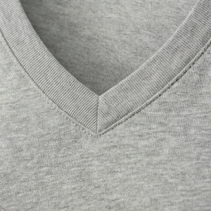 Camiseta de Manga Corta con Cuello en V para Mujer, 100% Algodón Orgánico de Lujo, Preencogido, Ajuste Cómodo y Suave, Color Personalizado - Product Image 4