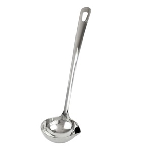 อุปกรณ์ครัวโลโก้สั่งทำ ทัพพีตักซุป สแตนเลส ทัพพีเสิร์ฟน้ำเกรวี่ ทัพพีตักซุปและเครื่องครัวที่จำเป็นสำหรับการทำอาหาร - Product Image 1