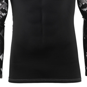 Premium Men's Rash Guard <b>Compression</b> <b>Shirt</b> Breathable Quick Dry Anti-Bacterial Eco-Friendly Spandex/Polyester Gym Wear - Product Image 5