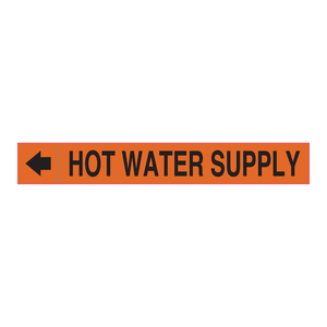 Brady PVC <b>Adhesive</b> Labels for HVAC and Hot Water Lines Durable <b>Heat</b> Sensitive Sheets - Product Image 2