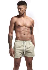 กางเกงว่ายน้ำชายหาดสำหรับผู้ชาย กางเกงกีฬาวิ่งชายหาด เป็นมิตรกับสิ่งแวดล้อม สีสันปรับแต่งได้ ป้องกันรังสียูวี ระบายอากาศได้ดี แห้งเร็ว กันน้ำ สีพื้น - Product Image 2