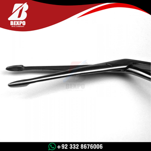 Pinzas de Cocodrilo de Alta Calidad para Oído y Nariz, con Mordazas Microdentadas, 14 cm y 16.5 cm, Instrumento ORL de Acero Inoxidable para Extracción de Polipos - Product Image 4