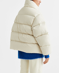 Chaqueta de Pana Acolchada para Mujer, con Capucha, Bordada, de Poliéster Transpirable, de Manga Larga, con Nuevo Diseño Moderno, la Más Vendida - Product Image 5
