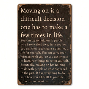 CIFbuy Targa Rustica Vintage in Alluminio 20.3x30.5cm (8x12 Pollici) Stile Fattoria per Arredamento Ufficio TikTok per Servizio Ritiro Temu - Product Image 3