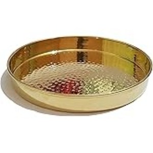 Bandeja de Servir de Metal de Lujo de Estilo Modernista, Diseño Abstracto, Ecológica, Hecha a Mano, Ideal para Postres, Pasteles y Bodas - Product Image 6