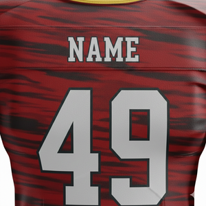 Conjunto de Uniforme de Fútbol Americano Nueva Temporada 2026 |   Camiseta Deportiva de Manga Corta para Hombre con Logotipo Personalizado en Color |   Servicio OEM para Partidos de Clubes y Ligas - Product Image 4