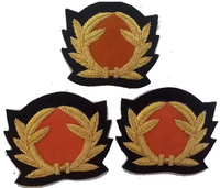 Patch brodé sur mesure de luxe de haute qualité avec logo, en fil de bullion, fait main, résistant à l'eau, pour vêtements, vestes et casquettes