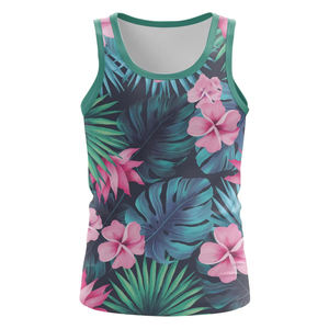 Débardeur de musculation imprimé par sublimation avec logo pour homme – Débardeur sublimation homme - Product Image 2