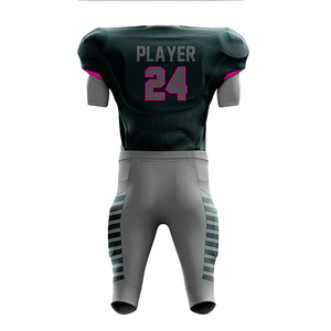Ensemble d'uniformes de football américain réversibles sur mesure, imprimés, à manches courtes, respirants, à séchage rapide, sublimés, de haute qualité - Product Image 5