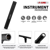 Kit de micros de batterie filaires S-Core 9 pièces avec connecteur XLR pour toms, caisse claire, cymbales, utilisation professionnelle en studio d'enregistrement audio
