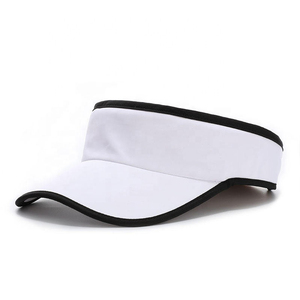 Visière unisexe rose en polyester à bord incurvé, ajustable, pour usage extérieur estival, couleur unie pour adultes - Product Image 5