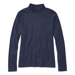 เสื้อสเวตเชิ้ตคอเต่าทรงโอเวอร์ไซส์สำหรับผู้หญิง แต่งขอบคอ ขอบแขน และชายเสื้อแบบริบตัดสี ผ้าฟลีซหนานุ่ม - Product Image 3